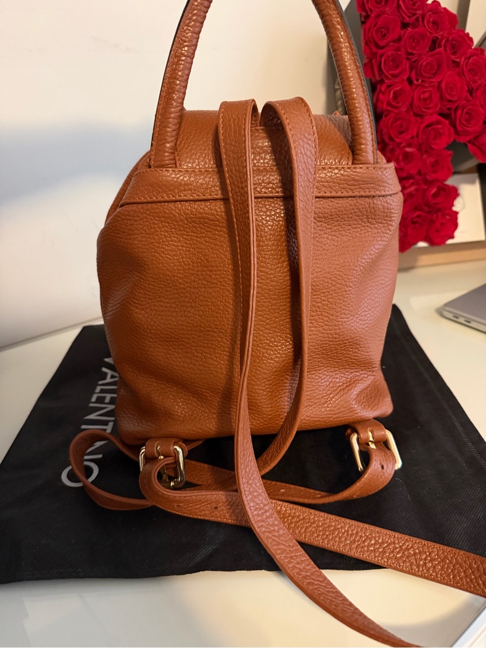 Unworn Valentino Leather Mini Backpack with V Logo - Picture 4 of 5
